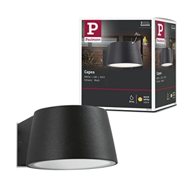 Immagine di Paulmann Capea 94452 Lampada da parete per esterni a LED (monocolore) 6 W Grigio