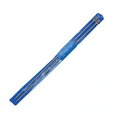 Immagine di Powertool, ferri da maglia in alluminio, 2 pezzi, lunghezza 35 cm, a punta singola, classici, 4 mm