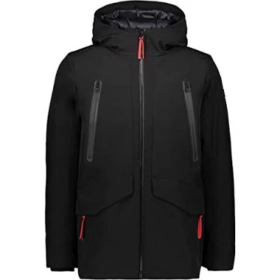 Immagine di CMP Giacca in softshell da uomo con cappuccio fisso , Nero, 58