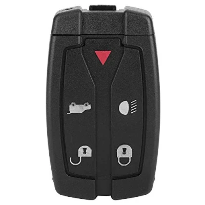 Immagine di Telecomando Cancello, Custodia con chiave Fob, astuccio a distanza 4 pulsanti Smart Flip Key Fob in ABS adatta per Freelander 2