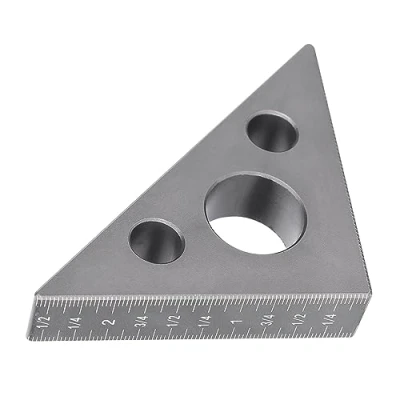 Immagine di Set di blocchetti riscontro Blocco calibro, calibro ad angolo retto smerigliato da 45/90 gradi, righello angolare for utensili la lavorazione del legno