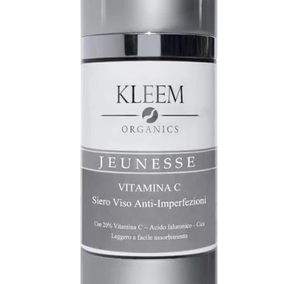 Immagine di Siero Vitamina C con Acido Ialuronico Kleem Organics Viso è un Trattamento Anti Age che Riduce Rughe e Macchie del Il Miglior alla 2024 30ml