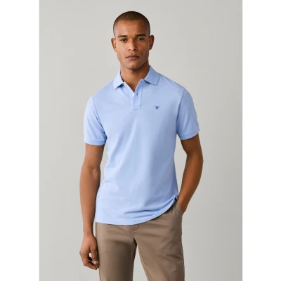 Immagine di Hackett London POLO Shirt SLIM FIT LOGO Polo, Uomo, Taglia: XXL, Summer blue