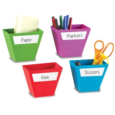 Immagine di Learning Resources Scatole portaoggetti magnetiche Create a Space (set da 4)