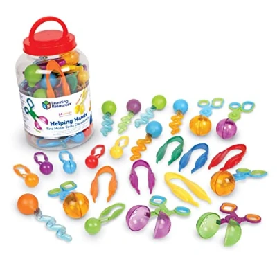 Immagine di Learning Resources Set per la Classe di Strumenti Motricità Fine Helping Hands, Giocattoli apprendimento i più Piccoli,