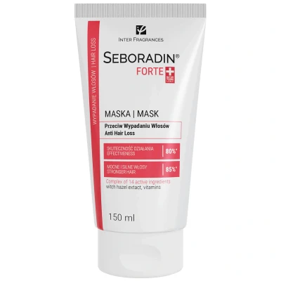 Immagine di Seboradin Perdita di Capelli e Diradamento Premium Maschera Trattamento. per Uomini Donne con Vitamine ed Estratti Naturali L&#039;ispessimento la Crescita Tecnologia Natura Svizzera, 150 ml