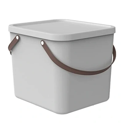 Immagine di Rotho Albula Scatola portaoggetti 40 l con coperchio, in plastica (PP riciclato), (40 x 34 cm)