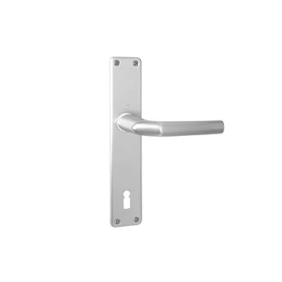 Immagine di HOPPE 2668194 Birmingham Maniglia a piastra lunga, distanza 90 mm, spessore porta 30 49, argento anodizzato, alluminio F1
