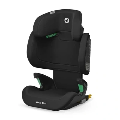 Immagine di Maxi Cosi RodiFix M i Size, Seggiolino auto 15 36 kg ISOFIX, 3,5 12 anni, 100 150 cm, Protezione Impatti Laterali G CELL, Altezza Regolabile, colore Basic Black