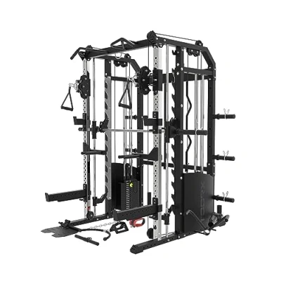 Immagine di TOORX ASX 4500 ALL IN ONE dual pulley, smith machine, rack. Pacco Pesi 2 x 90 KG con carter di protezione