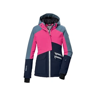Immagine di killtec Bambine e ragazze Giacca da sci/giacca funzionale con cappuccio paraneve KSW 405 GRLS SKI JCKT, dunkelnavy, 176, 42092 000