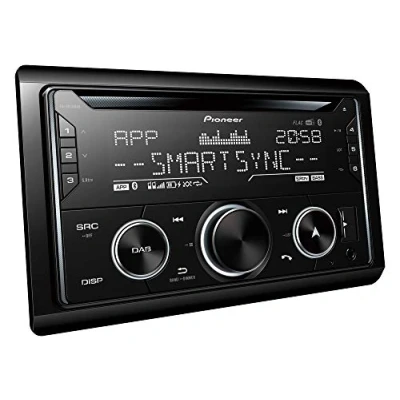 Immagine di Pioneer FH S820DABAN, inclusa antenna DAB, autoradio 2DIN, sintonizzatore CD con FM e DAB+, Bluetooth, MP3, ingresso USB AUX, illuminazione RGB, sistema vivavoce, equalizzatore a 13 bande