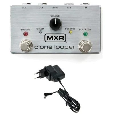 Immagine di MXR M303 Clone Looper Pedal, Crea e Riproduci Loop con Facilità, Impedenza in ingresso: 1 MΩ,Impedenza uscita: 100 Ω,Frequenza di campionamento: 44.1 kHz