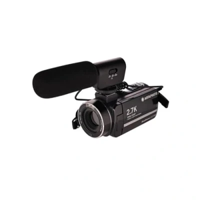 Immagine di AGFA Photo Realimove CC2700 Videocamera digitale (video 2.7K, 24MP, Touch Screen 3&#039;&#039;, Zoom 18X, Telecomando, 2 Batterie, Micro, Batteria Litio) Nero