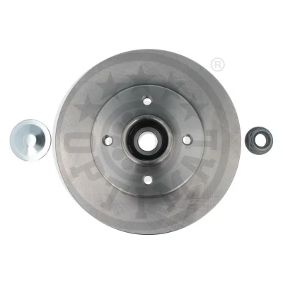 Immagine di OPTIMAL 702352BS2 Disco freno 238 8 4/4 100 pieno rivestito con cuscinetto ruota integrato, sensore ABS integrato RENAULT: CLIO 2, 2 Kasten