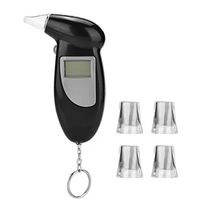 Immagine di Alcholimetro Alcohol Alcol Test Adatto Peretilometro Portatile Digitale Professionale Portachiavi Alcool Breath Analyzer Dete