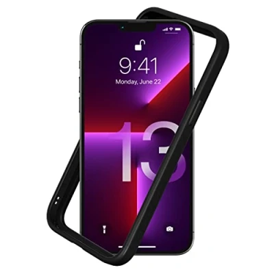 Immagine di RhinoShield Bumper Case compatible with [iPhone 13 Pro Max] CrashGuard NX Shock Absorbent Slim Design Protective Cover 3.5M / 11ft Drop Protection Black