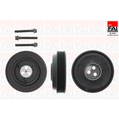 Immagine di FAI AutoParts FVD1010 Puleggia Albero Motore 146mm 6 FORD: Transit Custom V362 Van, Mk6 Camion pianale / Telaio, Bus
