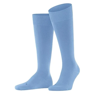 Immagine di FALKE Ultra Energizing M KH cotone con compressione 1 paio, Calzini lunghi Uomo, Blu (Cornflower Blue 6554) Circonferenza polpaccio W4, 43 44