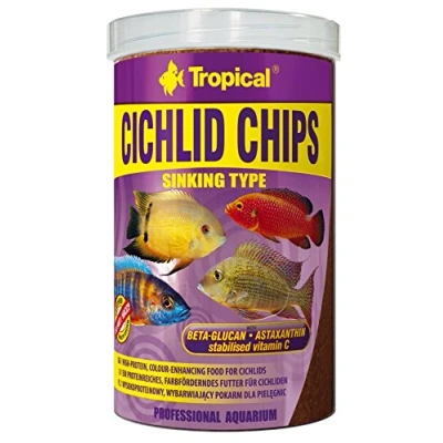 Immagine di CICHLID CHIPS 1000ml / 520g Mangime altamente proteico per intensificare i colori dei ciclidi