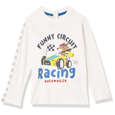 Immagine di Chicco, Maglietta con maniche lunghe in cotone, Bimbo 0 24, Bianco, 12 mesi