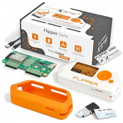 Immagine di Flipper Zero Starter Set completo Scheda WiFi Custodia in silicone microSD da 64 GB Lettore di schede USB