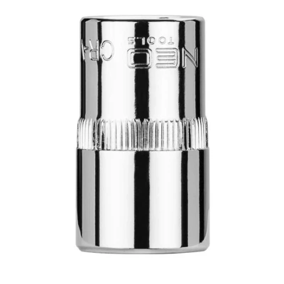 Immagine di NEO TOOLS 08 015 Serie di bussole 1/2 3124 15 mm Acciaio al cromo vanadio SuperLock