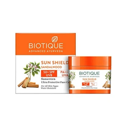Immagine di Crema Solare Viso e Corpo Bio Sandalo SPF 50 UVA/UVB