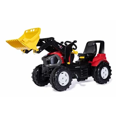 Immagine di Rolly Toys Pedalieri Trattore a Pedale RollyFarmtrac Premium Lindner, FL (per Bambini di Circa 3 8 Anni, con Caricamento Frontale, Archetto avvolgimento e Pneumatici silenziosi), L, 730117