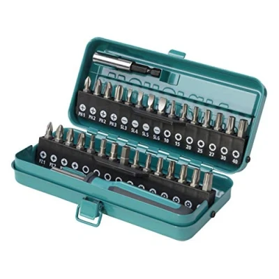 Immagine di wolfcraft Bit box, taglio / croce (PH/PZ) TORX (T) con foro esagono cavo, 32 pezzi I 1388000