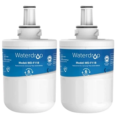 Immagine di Waterdrop DA29 00003G Filtro Dell&#039;acqua del Frigorifero, Compatibile con Samsung® Aqua Pure Plus 00003B DA97 06317A DA61 00159A HAFCU1/XAA HAFIN2/EXP APP100, Pacchetto Può Variare (2)