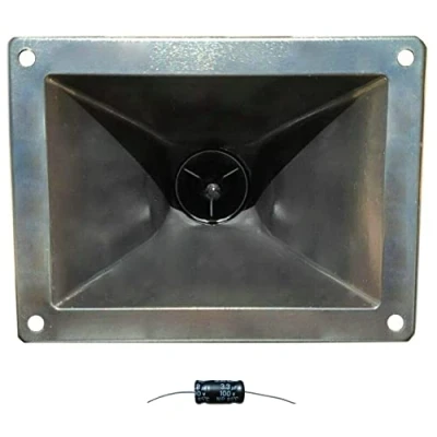 Immagine di Ciare 1 PT252 driver tweeter a compressione da 12,00 x 9,00 cm 75 watt rms e 200 max impedenza 8 ohm sensibilità 105 db spl casa party + condensatore omaggio, pezzo
