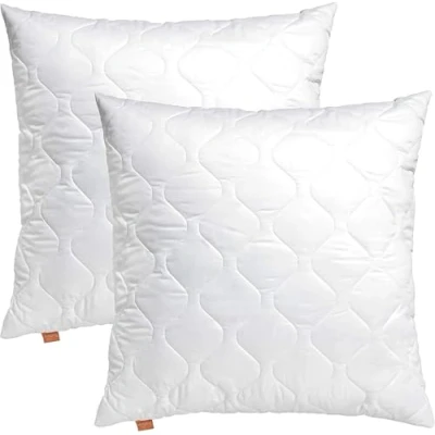 Immagine di sleepling 195854 Cuscino per Letto Imbottitura Cuscini Oekotex Lavabile 60 Gradi Prodotto in UE Garanzia di Taglia 65 x cm, Bianco