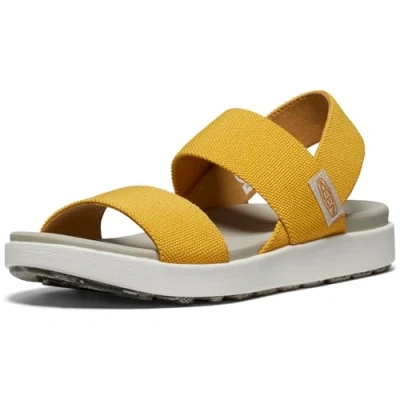 Immagine di KEEN Elle Backstrap, Sandali con Chiusura sul Retro Donna, Golden Yellow/Star White, 38.5 EU