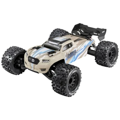 Immagine di Reely Thor Grigio gesso Brushless 1:10 Automodello Elettrica Monstertruck 4WD 100% RtR 2,4 GHz incl. Batteria, caricatore e batterie telecomando