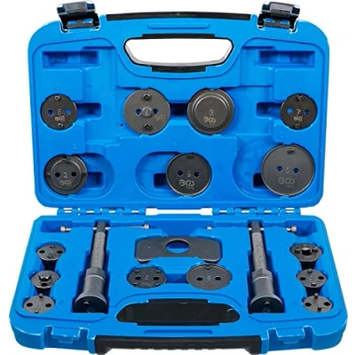 Immagine di Bgs Technic Pro+ Set Di Utensili Per Arretramento (Regolazione) Pistoni Freni, In Valigetta, 18 Pezzi