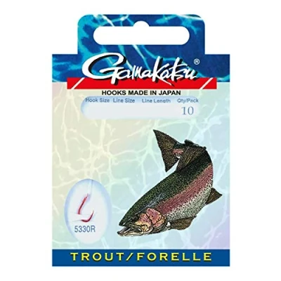 Immagine di Gamakatsu Trout LS 5330 60cm 008 (0,16) (10 pezzi) Terminali per trota