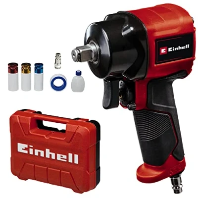Immagine di Einhell TC PW 610 Compact (Pn) 4138965 Avvitatore pneumatico ad impulsi Attacco utensile: Quadrato esterno da 1/2 (12.5 mm) Momento torcente max.: Nm