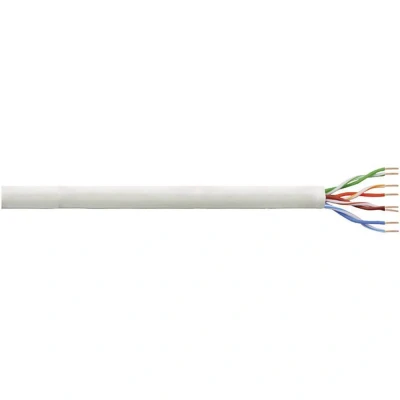 Immagine di LogiLink CPV0019 Cavo di rete CAT 5e U/UTP 4 x 2 0.205 mm² Grigio 100 m