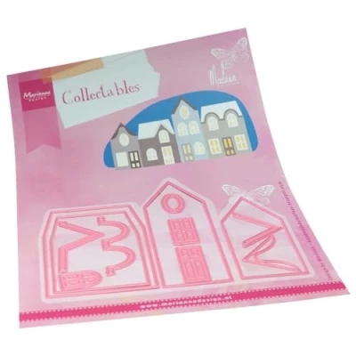 Immagine di Marianne Design Collectables Fustelle, Case di Marleen, Estate Indiana, per Taglio e Goffratura Disegni Comples, Rosa, One Size