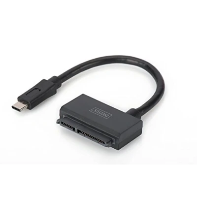 Immagine di Digitus Hard Disk Adattatore [1x Spina C USB 3.2 Gen 2 (USB 3.1) 1x Presa combinata SATA 7+15 poli] DA 70327 0.35 m