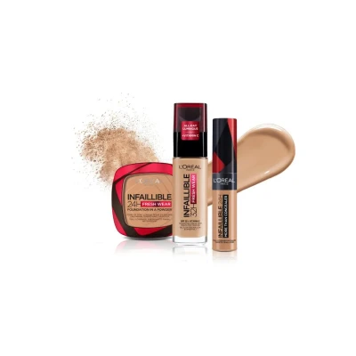 Immagine di L&#039;Oréal Paris Infaillible Semipermanent Powder Cipria, Donna, Taglia: 9 g, 200 golden sand