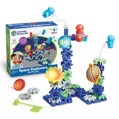 Immagine di Learning Resources Set di Costruzioni con esploratori Spaziali Gears, Multicolore, Medium, LER9217