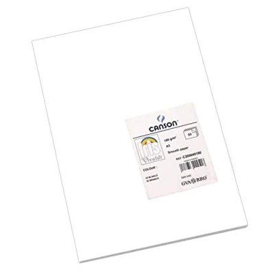 Immagine di Canson 200040180 Cartolina A3, Confezione da 50 Pezzi, Bianco