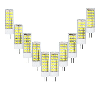 Immagine di Lampadine LED G4 7W AC 220 240V ZHIYUE1 Bianco freddo 6000k 700LM Non Dimmerabili Sostituisci Lampadina Alogena 70W,Bi Pin Base Tipo JC Lampadari Soggiorno, Lampade Da Parete (10 Pezzi)
