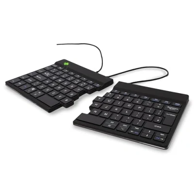 Immagine di R GO Tools Split USB Tastiera Inglese UK, QWERTY Nero Ergonomico