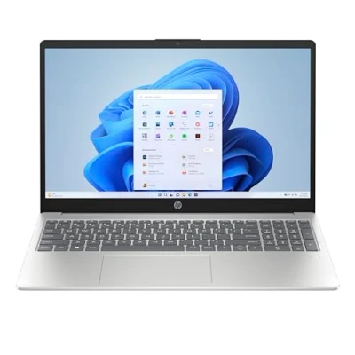 Immagine di HP Laptop 15 fd0147nw, Windows 11 Home, 15.6, Intel Core i5, 16 GB RAM, SSD da 512 GB, FHD, QWERTY Keyboard, Naturalne srebro