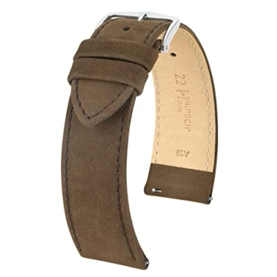 Immagine di HIRSCH Cinturino unisex in pelle nabuk modello Osiris 20 mm, cinghia