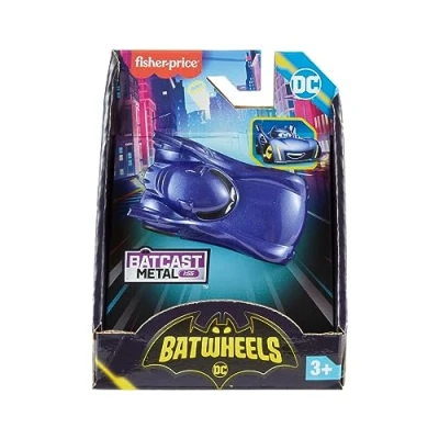 Immagine di Fisher Price Batwheels Bam The Batmobile Veicolo in scala 1:55, Price, Eta 3+