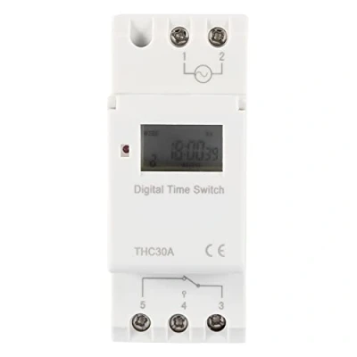 Immagine di Interruttore di controllo del tempo, display a LED dell&#039;interruttore timer programmabile digitale THC 30A, AC DC 12/24/110 / 220V(110V)